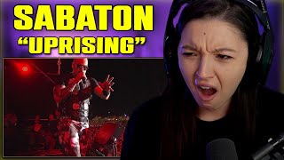 SABATON - Uprising | FIRST TIME REACTION | OFFICIAL LIVE