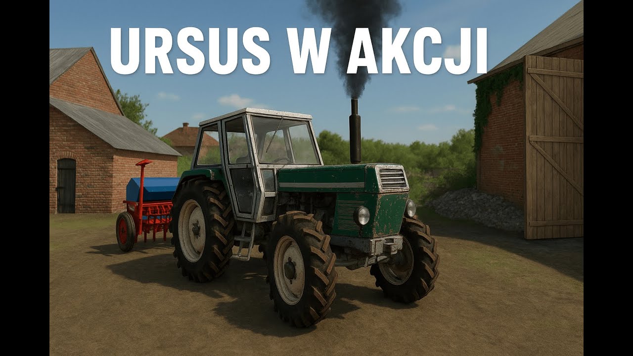 🤩legendarny ursus w akcji🤩  🌽 sianie przenicy 🌽!!! ciapek w ruch!!💪 gospodarze z boćkowa💪