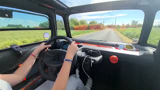 Formation AM (Bsr) sur quadricycle à moteur!!! Héloise au volant de sa belle Citroën Ami électrique