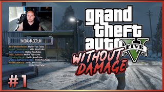 Completing GTA V Without Taking Damage - No Hit Run Attempts One Hit KO #1