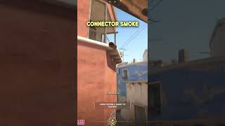 GENIUS CONNECTOR SMOKE ON MIRAGE 🧠 #cs2 #shorts