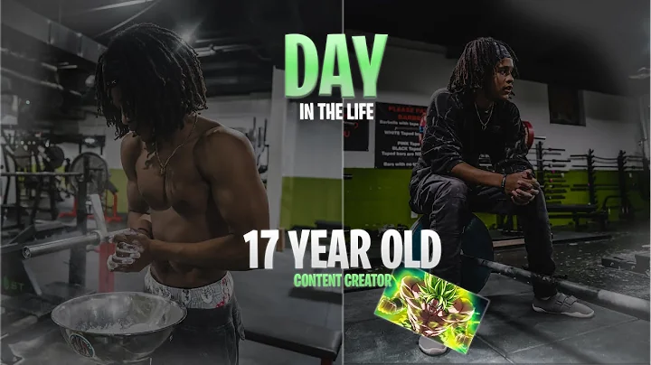 DAY IN THE LIFE OF A 17 YEAR OLD CONTENT CREATOR | ROOM TOUR | POWERLIFTER