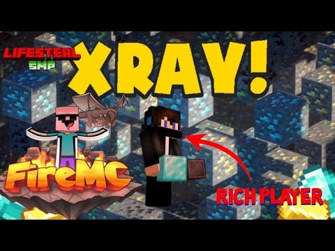 I AM USING X-RAY IN This LIFESTEAL SERVER!!! | Fire Mc | @PSD1 - YouTube