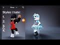 Styles I hate 🤢🤮|ROBLOX Trend