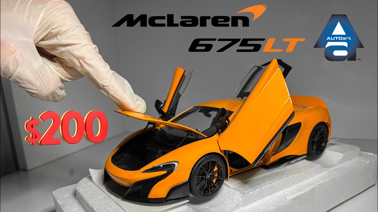 Spending $200 on ONE Car? 😱 AUTOart McLaren 675LT “McLaren Orange” Unboxing | 1/18 Scale