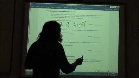 P10   Probabilities of draws with replacement