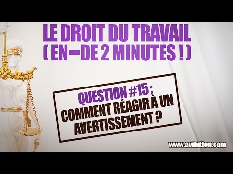 Vidéo: Qu'est-ce que l'avertissement signifie ?