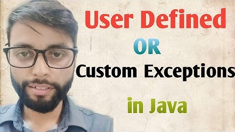 User defined Exception in Java in Hindi