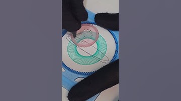 Mix Green & Black#shorts #asmr #spirograh #draw #drawing #video #funnyvideo#art #artwork #spirograph