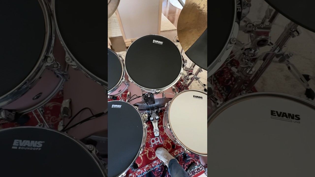 Evans SoundOff mutes are clutch!! #drumlife #drummer #drums #evansdrumheads