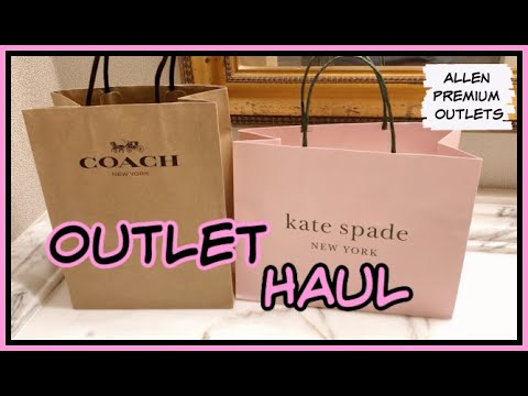 COACH Outlet Shopping & Kate Spade Outlet Shopping Haul! | #OutletShopping  - YouTube