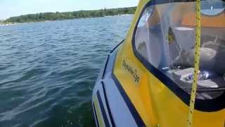 Intex Mariner Homemade diy sail sailboat inflatable dinghi Schlauchboot Besegelung segeln