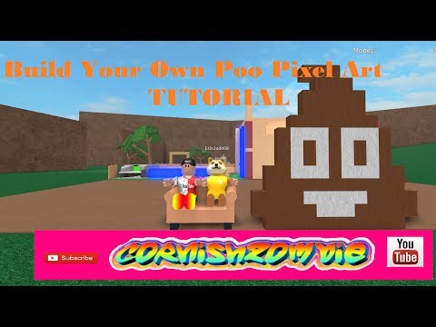 Build Your Own Poo Lumber Tycoon 2 Pixel Art Tutorial Youtube - how to build an auto unloader lumber tycoon 2 roblox youtube