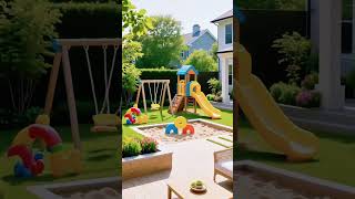 Family Backyard Paradise: Play Area & Outdoor Living Space