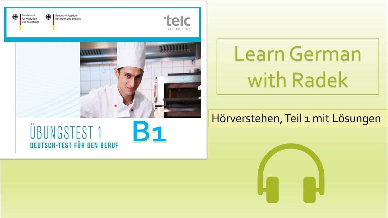 Deutsch-test Für Den Beruf B1 Lösungen www.youtube.com