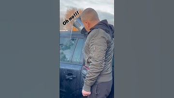 DON’T BE THIS GUY!🤣The smart way to de-frost your windshields❄️ #shorts #car #windscreen #defrost