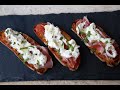 Best Burrata & Prosciutto Crostini recipe by SAM THE COOKING GUY