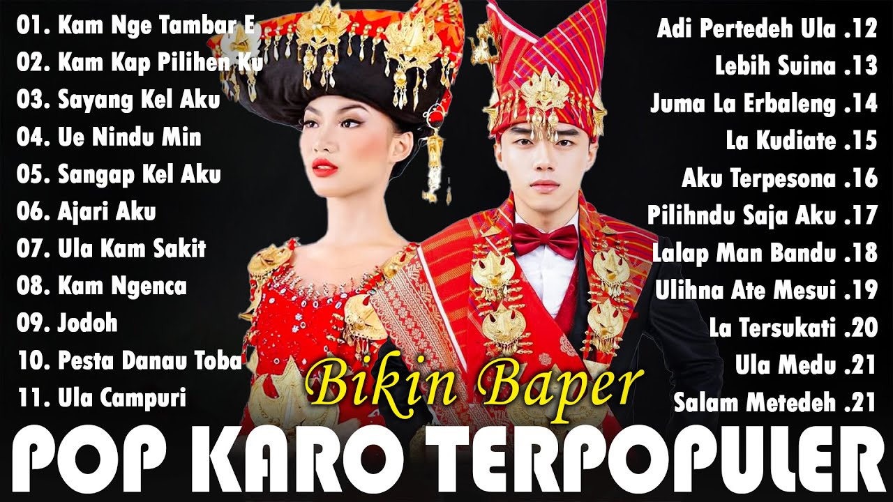 Pop Karo Terbaru 2025 Full Album Terpopuler - Lagu Karo Bikin Hati Adem