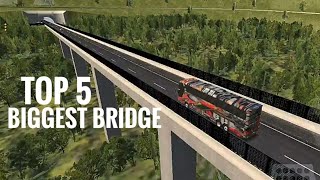 Top 5 😱 Biggest Bridge 🌉 / World Bus Driving Simulator/ GAME PLAY screenshot 3