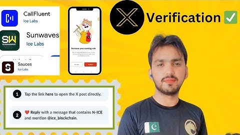 Sunwaves, souces , callfluent , sealand X verification, Twitter verification