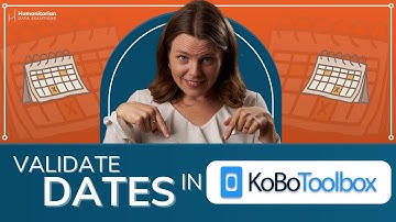How to Validate DATES in KoboToolbox