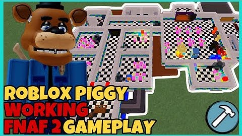 I built a working FNAF 2 Map in Roblox Piggy (Build + Gameplay)