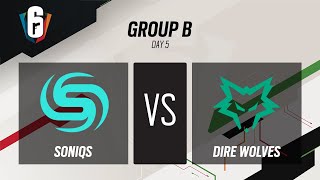 Dire Wolves vs Soniqs \/\/ Six Invitational 2023 – Group Stage – Day 5