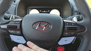 2023 Kona N Line -Instrument Display Settings