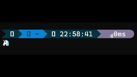 🦄🦄🦄 in my terminal!  Sazz out your windows terminal with Oh-my-posh!