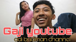 gaji adi budiman channel dari youtube