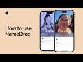 How to use NameDrop on iPhone | Apple Support