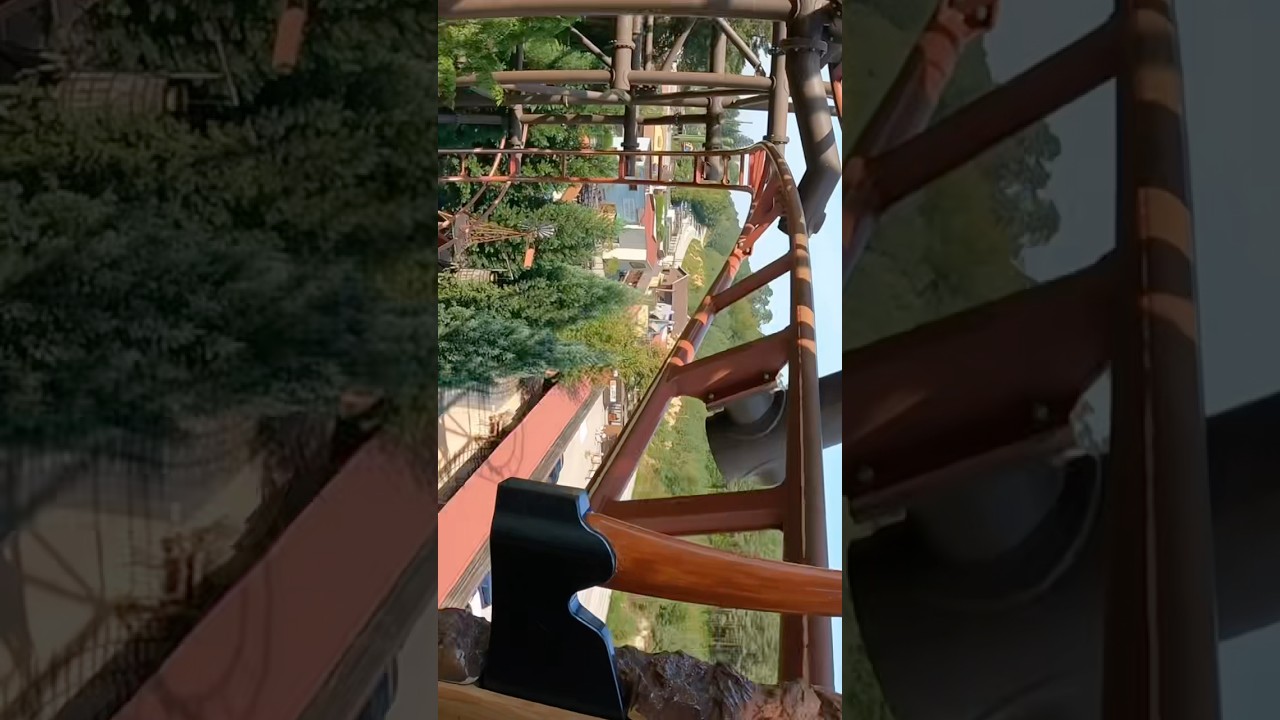 BEYOND VERTICAL Drop Roller Coaster in FRANCE 🪵 