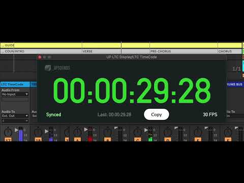UP LTC Display - Ableton & DAWs AU VST Plugin