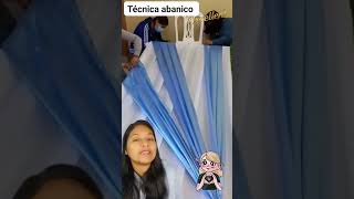 Hermosa técnica abanico 🤩🪭 #EventosConEstilo #eventoscorporativos