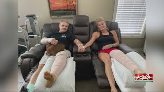 KELOLAND's Don Jorgensen and his wife return home following motorcycle crash