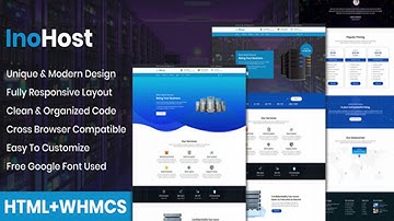 InoHost - WebHosting Business HTML Template | Themeforest Website Templates and Themes