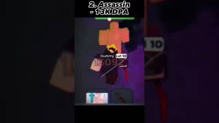 Top 5 Strongest Classes In Vesteria #shorts #roblox #vesteria