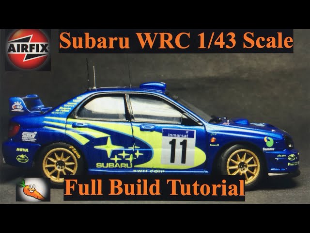 Airfix World Rally Cars (Subaru WRC 02) 1/43 Scale - YouTube