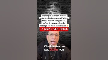 Set up your LLC and web3 wallet, get your crypto off exchange.#xrp #bitcoin #crypto #xrparmy #shorts