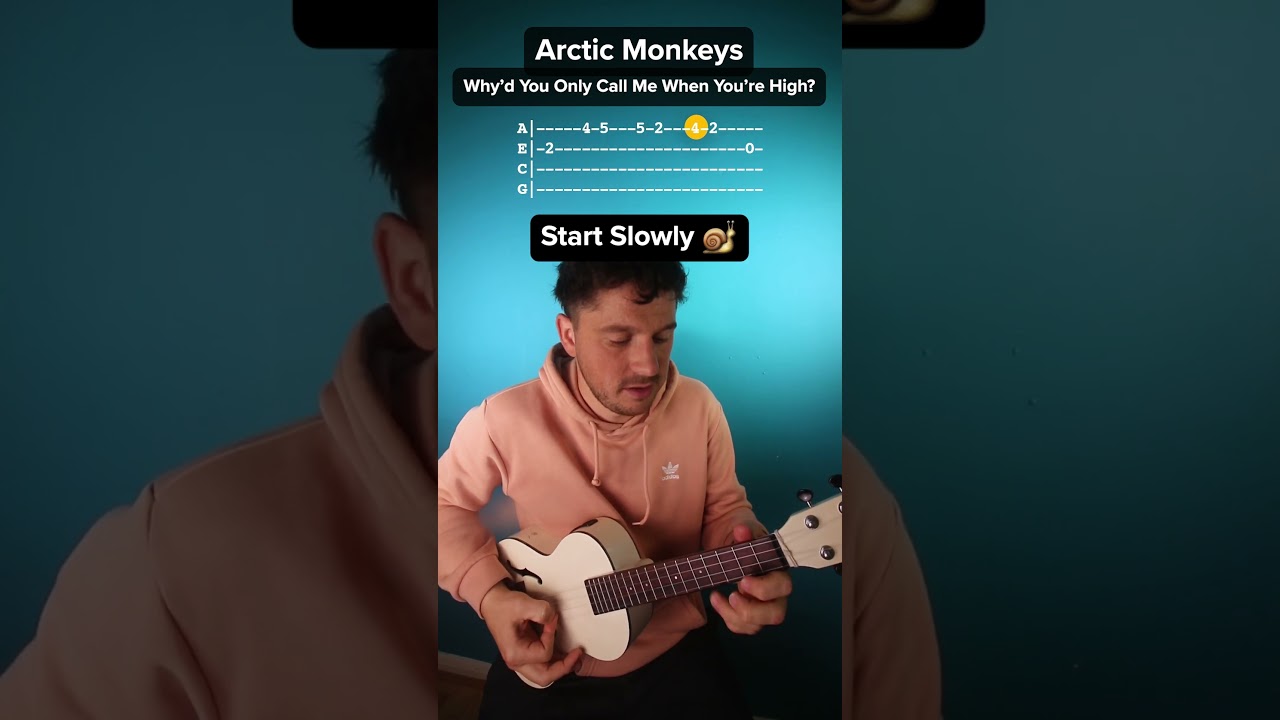 How to play Arctic Monkeys - Why Do Only Call Me When You're High on the ukulele
