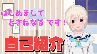 「新人Vtuber自己紹介！はじめまして、時音 鳴です！」のサムネイル