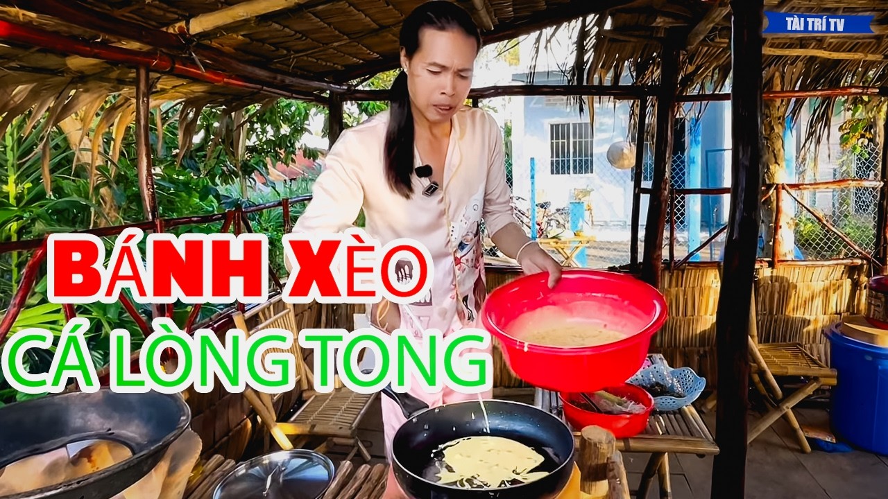 Mộng Kha Mần Dĩa Bánh Xèo Nhân Cá Lòng Tong Lạ Miệng, Mời Bà Con Lối Xóm | Tài Trí TV