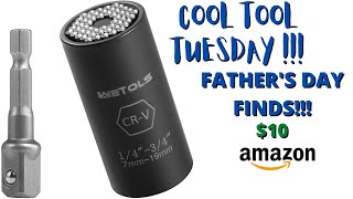 WETOLS Universal Socket, Grip Socket Set Fits Standard 1/4'' - 3/4'' Metric 7mm-19mm REVIEW!!!
