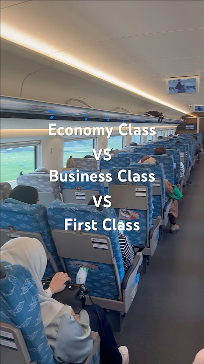 Jakarta to Bandung High Speed Rail - Economy vs Business vs First Class - Whoosh