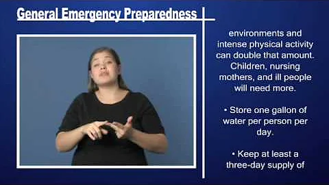 General Emergency Preparedness Pt 2