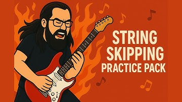 3NPS Ionian Shape String Skipping Guitar Etude | EP01