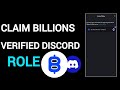How to Claim Billions Verified Human Discord Role | Billions Network Token Listing Update