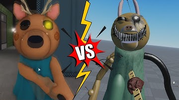 Original Piggy Jumpscares Vs Piggy:The Result Of Isolation Concepts Jumpscares