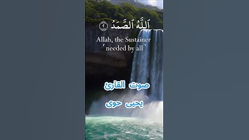 سورة الإخلاص كاملة برواية حفص عن عاصم بصوت القارئ الشيخ يحيى حوى