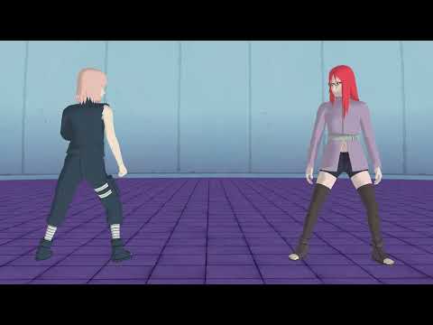 [ MMD NARUTO ] Sakura VS Karin - Challenge Motion